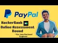 PayPal Online Assessment Java Backend Engineer HackerRank 2025