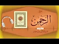 055 - Surah Ar-Rahman Full سورۃ الرحمن – Beautiful Tilawat e Quran – Qari Muhammad Ateeq Attari
