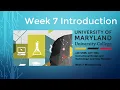 LDT 100x Week 7 Introduction