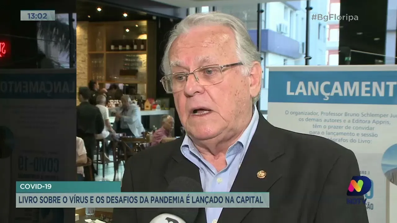 Livro sobre Covid-19 é lançado em Florianópolis