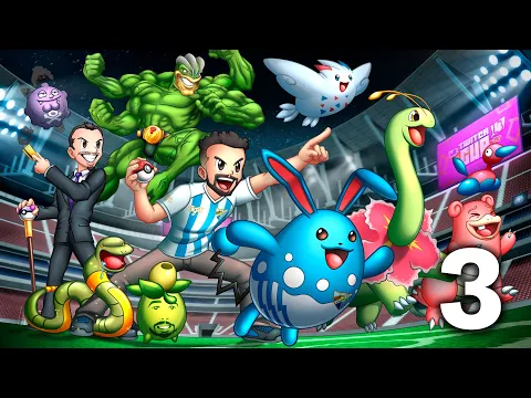 Video Thumbnail: la MEDALLA más DIFÍCIL | KNEKRO y @IlloJuan_ | POKÉMON TWITCH CUP 4 #3