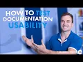 How to Test Documentation Usability