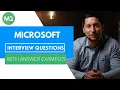 Microsoft Interview Questions with Answer Examples
