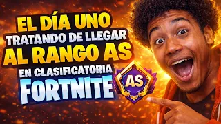 Dia 1 Tratando De Llegar AL Rango AS en Clasificatoria / Fortnite EN VIVO ⭕️