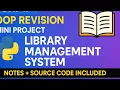 Day 17 - OOP Revision Mini Project in Python Library Management System OOP File Handling