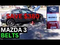 2013 Mazda 3 Belt Replacement - Skyactiv