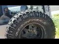 Kanati Trail Hog AT-4 37 inch Tire vs Goodyear Duratrac quick look and comparison