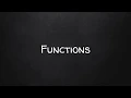 Learn JavaScript Part 10 - Functions