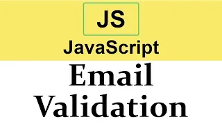 Email Validation in JavaScript