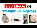 Ozempic Wegovy Side Effects How They Work What They Do And Why They Cause Issues
