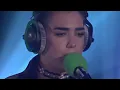 Dua Lipa performs a mash-up of Rollin and Did You See? in the Live Lounge