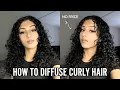 HOW TO DIFFUSE CURLY HAIR No Frizz Quick for Beginners