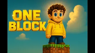 🎮 دومي فوق بلوك واحد فقط! تحدي البقاء في السماء | ONE BLOCK Minecraft 🟨
