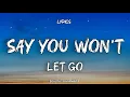 Download Lagu Say You Won’t Let Go ❤️ (Lyrics Video) | Most Heart-Touching Love Song 2025