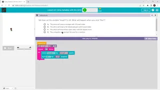 L24-1 Code org Express-2021 Lesson 24 Using Variables with the Artist level 1