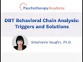DBT Behavioral Chain Analysis Triggers and Solutions
