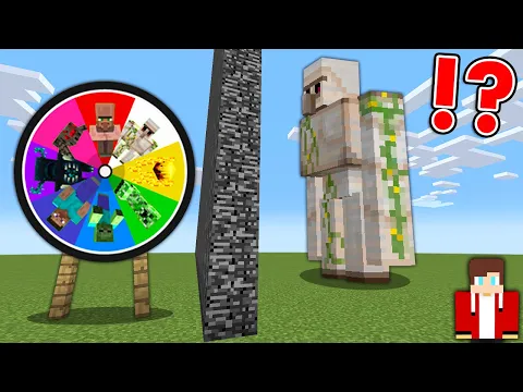 Video Thumbnail: JJ Trolled Mikey in a ROULETTE MOB BATTLE in Minecraft