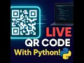 How to Create a Live QR Code Generator Using Python Tkinter in 2025