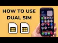 How To Use Dual SIM Card On iPhone 17 17 Pro 17 Pro Max 17 Air