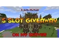 1 Week OPEN My Server - 5 Slot Giveaway Minecraft With Plugins