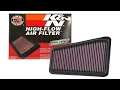 K N Panel Filter Installation Air Intake Modifications - Volkswagen EOS VR6