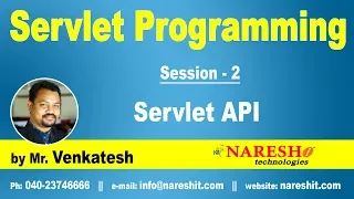 Servlet Tutorial Servlet API Servlet Programming Part-2 Mr Venkatesh