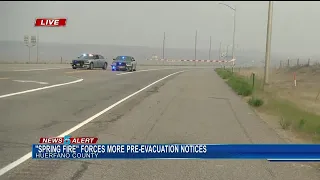 Spring Fire continues to grow Highway 160 closed at La Veta Pass