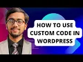 how to use custom html css js jquery and php in wordpress