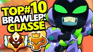 TOP#10 des BRAWLERS en CLASSÉ !!?!