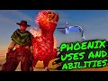 PHOENIX Uses and Abilities on Ark Survival Ascended Scorched Earth PHOENIX Guide