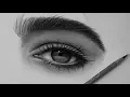 How I Draw Eyes With Charcoal Pencils