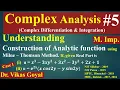Complex Analysis M Imp Milne Thomson Method Construction of Analytic Function