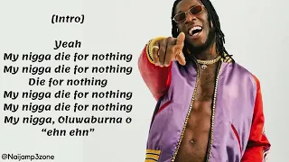 burna boy ye lyrics 