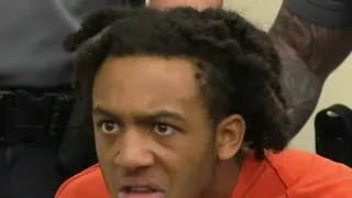 Double murder suspect screams in first appearanceT