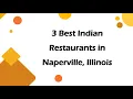 3 Best Indian Restaurants in Naperville Illinois Indian Cuisine