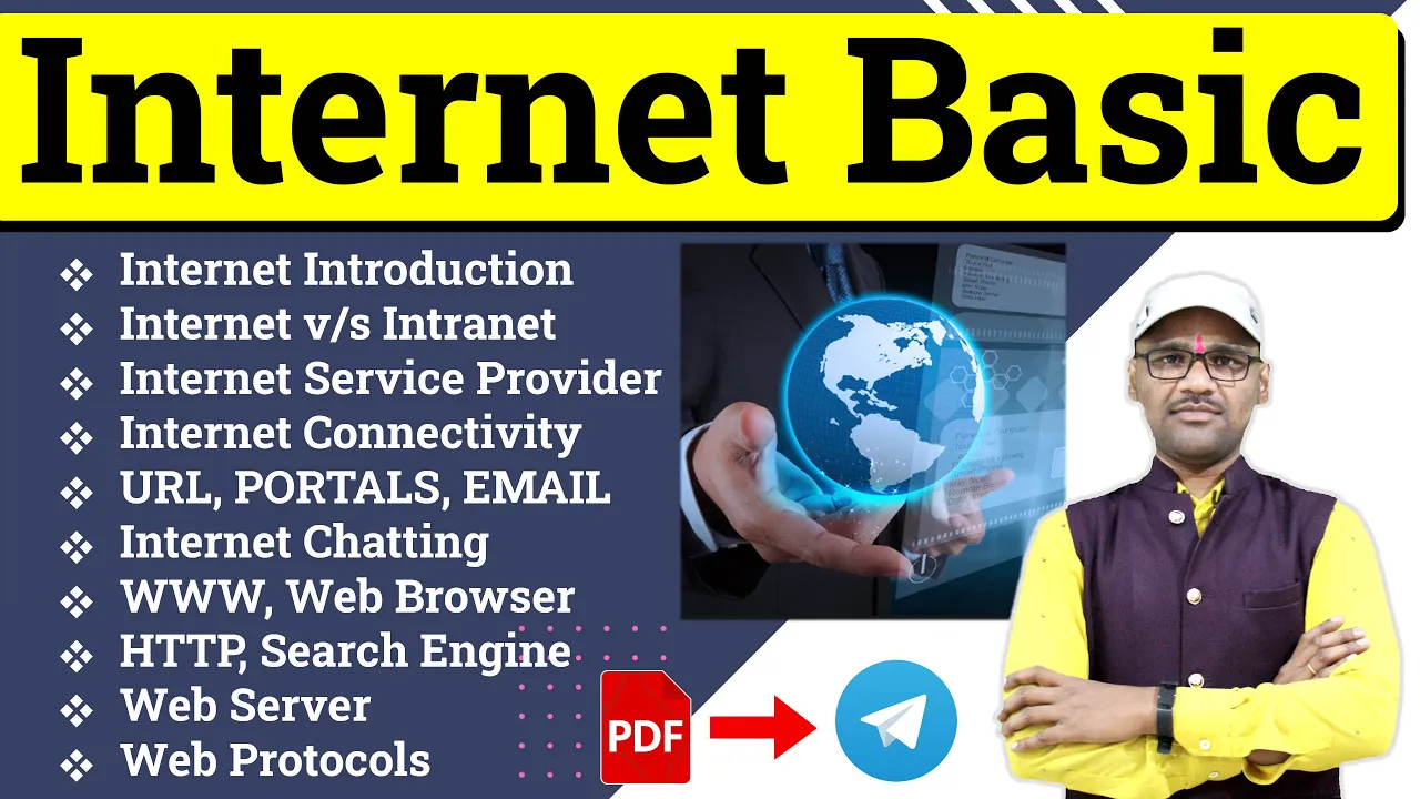 Internet Basic Tutorial | Connectivity | URL | Web Browser | Search Engine | Email | Web Protocols