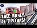 People Lined Up Vegas Walking Tour During TI Free Play Promotion August 2026