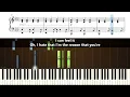 Benson Boone - Slow It Down - Accurate Piano Tutorial with Sheet Music