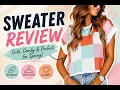 Cute Summer Sweater Top Honest Review