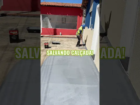 Salvando calçada! #obra #reforma #pedreiro #viralvideo #fyp