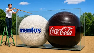 We Built The World's Biggest Mentos and Coca-Cola Balloons!