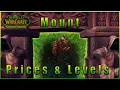 Mount level requirements and cost in Burning Crusade Classic - TBC Riding Skill