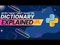 Python Tutorial - Dictionary in Python Hindi 2025 Keys Values Update pop