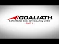 Goaliath Basketball Basketball Hoop Installation Part 1