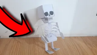 How To Make A Skeleton 3D From Paper  How To Make A Skeleton 3D From Paper