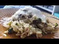 Download Lagu Zelf bedachte risotto met 4 soorten paddestoelen, courgette, vegetarische reepjes\u0026parmasaanze kaas 🧀