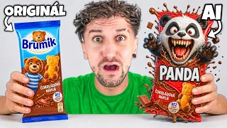 Zkouším ORIGINÁLNÍ vs FAKE JÍDLO...