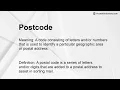 Postcode Meaning