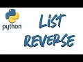 How to Reverse a List in python3