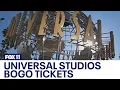 Universal Studios Hollywood offering buy one get one ticket deal